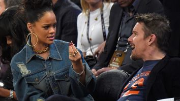 Ethan Hawke’s Daughter Maya Clowns On Him For Getting Caught ‘Trying To Flirt’ With Rihanna