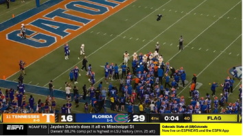 Ugly Brawl Breaks Out At End Of Tennessee-Florida Game