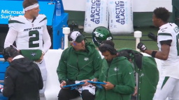Fed Up Jets WR Garrett Wilson Gets Heated & Confronts Zach Wilson On The Sideline