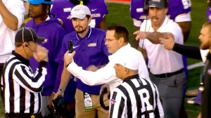 James Madison Football Coach Curt Cignetti iPhone Referee Replay