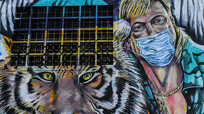 joe exotic mural miami tiger king