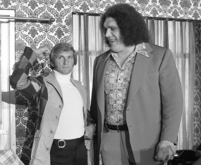 Joe Theismann and Andre the Giant