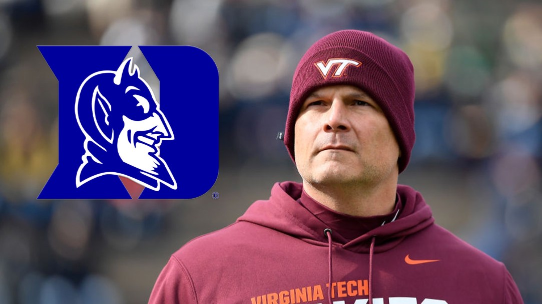 Virginia Tech football coach Justin Fuente Duke coaching staff fantasy football head coach