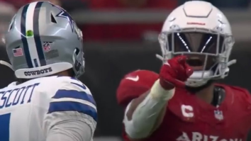 Cardinals’ Kyzir White Called Dak Prescott A ‘Bum’, Said He Was ‘A–‘, And Then Picked Up Game-Clinching Interception Vs Prescott