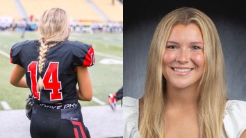 Female Kicker Mobbed By Teammates After Taking First Step Toward College Football History