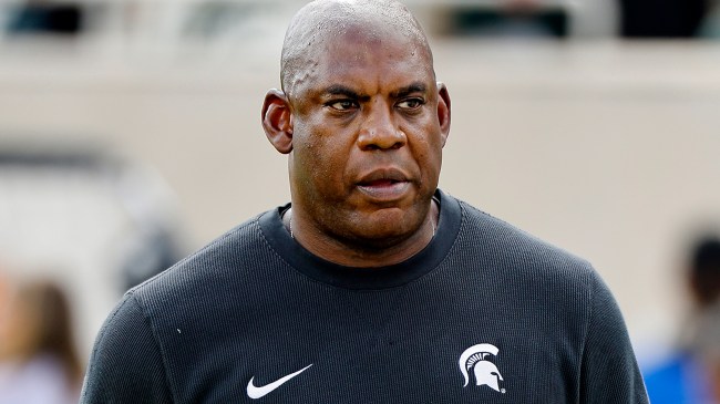 Michigan State football coach Mel Tucker