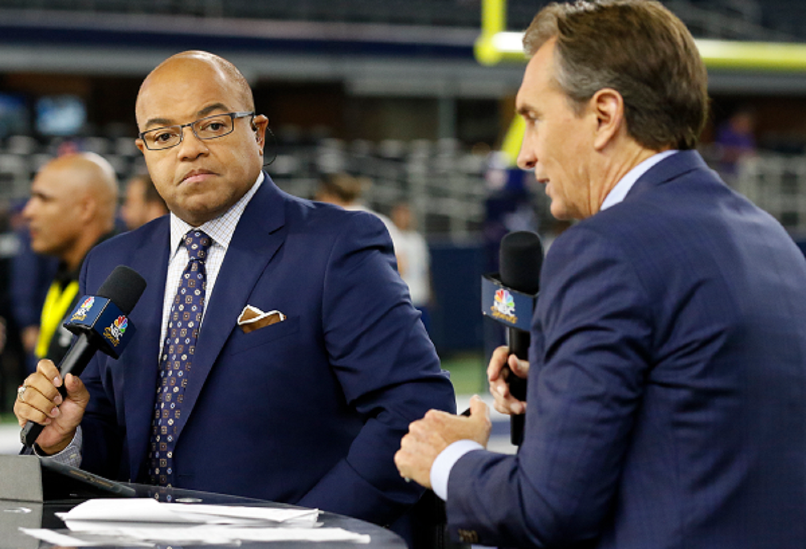 Mike Tirico Shares Story Behind Lions Viral Sunday Night Football