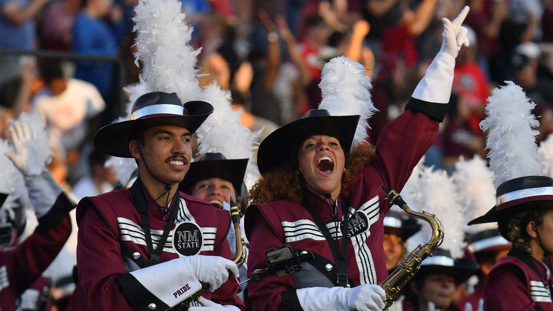 New Mexico is charging New Mexico State's band $20 per member