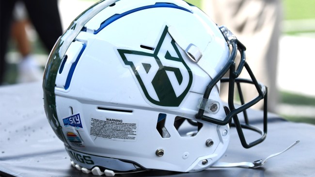 Portland State football helmet