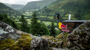 Red Bull Hardline extreme mountain biking trail in Wales