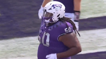 455-Pound TCU Freshman Brione Ramsey-Brooks Makes Debut And He Is Massive
