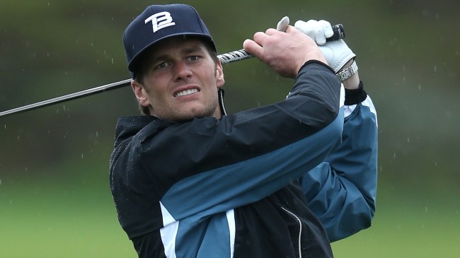 Tom Brady golfing