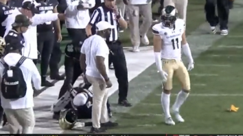 Travis Hunter Taken To Hospital After Taking Brutal Cheap Shot From Colorado State Player