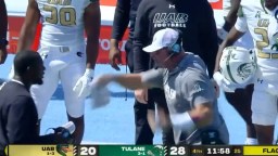 Trent Dilfer Chews Out UAB Coach During Vicious Sideline Tirade During Choke Job Loss To Tulane