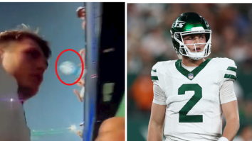 Jets’ Zach Wilson Hit In The Face By Water Bottle Thrown By Fan After Walking Off The Field During Team’s Win Vs Bills