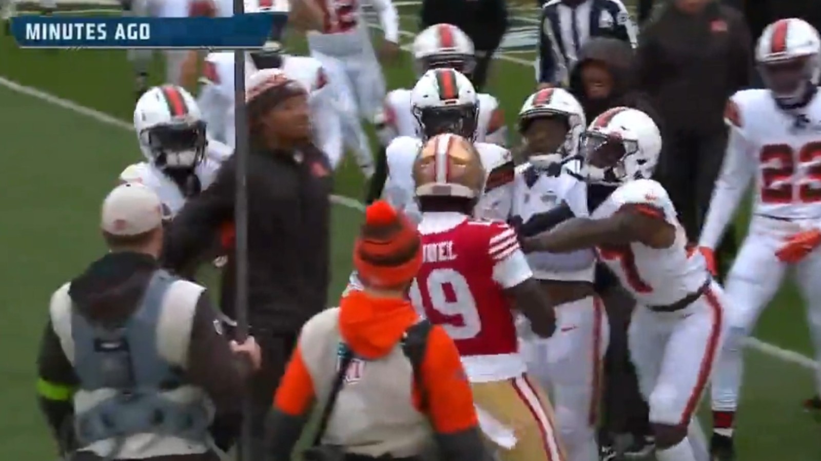 49ers-Browns Fight