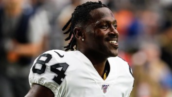 Antonio Brown Uses A Lighter To Tell Raiders Fans: ‘Thanks For Wasting My Money’