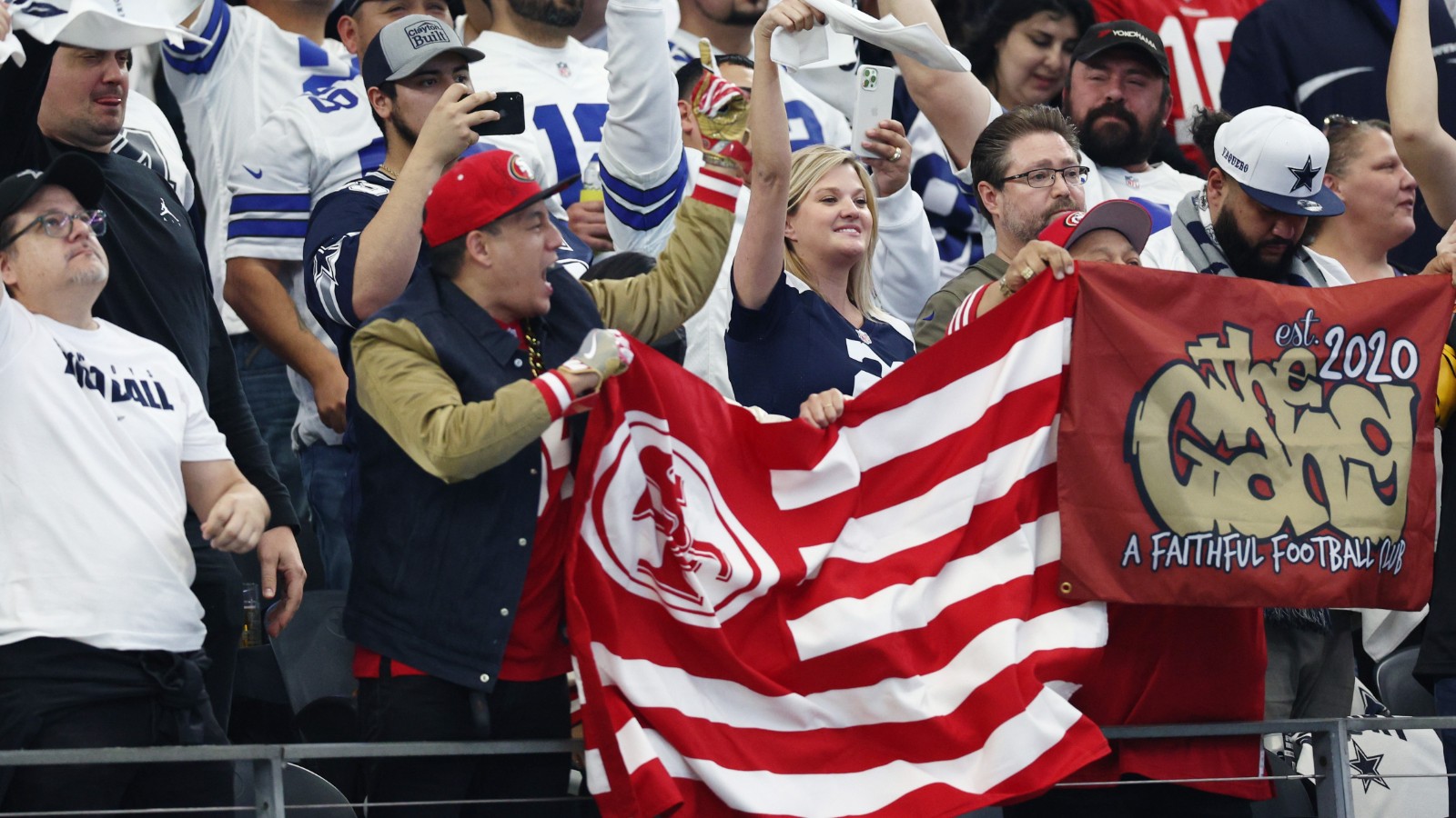 49ers Faithful Cheer on 'Sunday Night Football' Victory