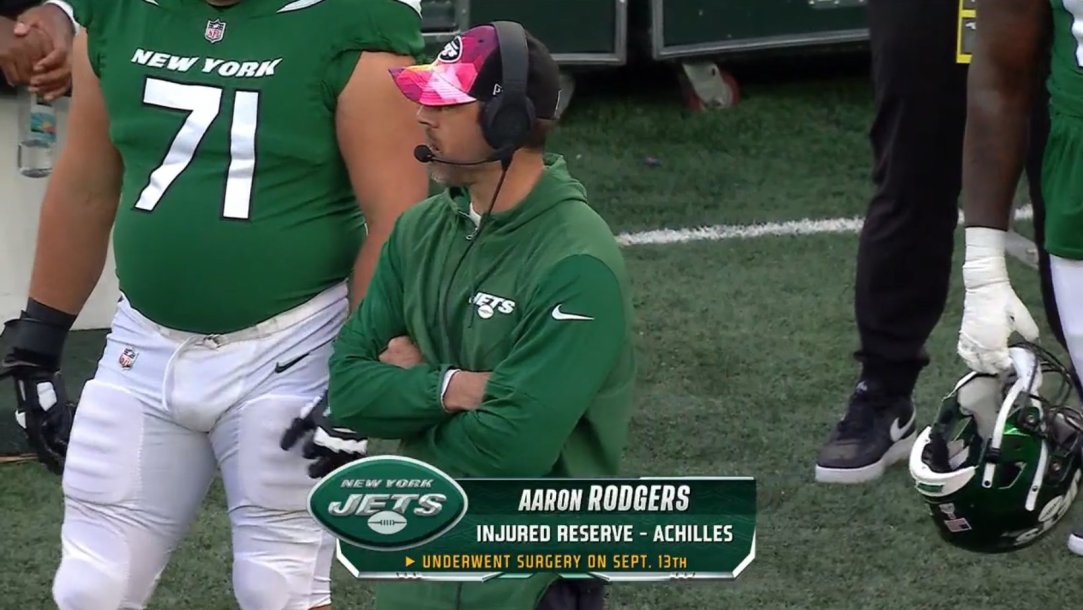 Aaron Rodgers Jets Headset