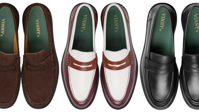 Shop Vinny's penny loafers at Huckberry