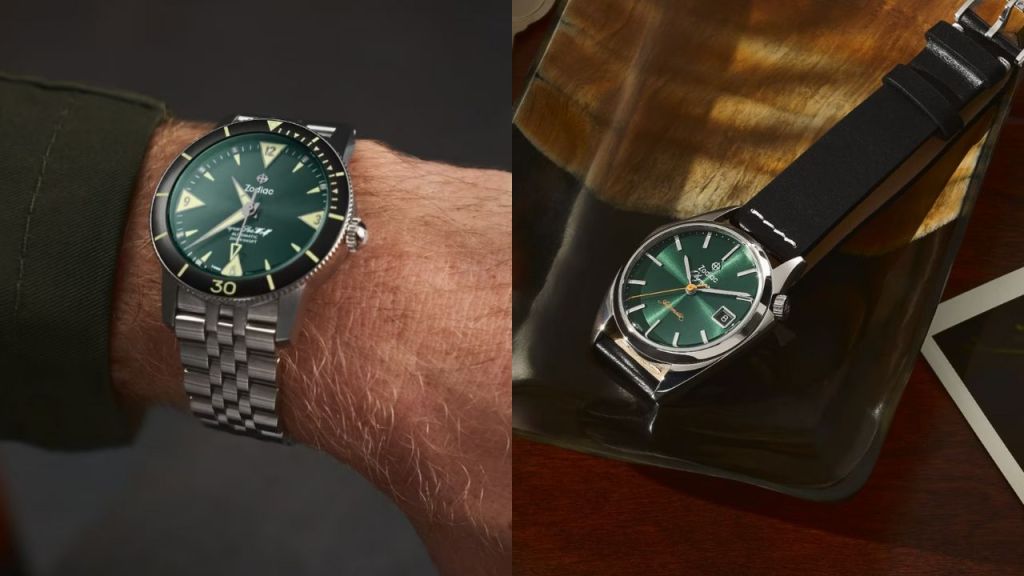 Zodiac Watches Green Core collection