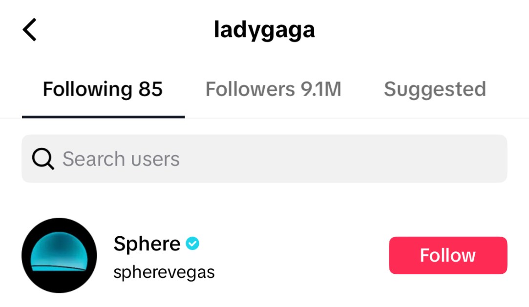 The Sphere Las Vegas Lady Gaga