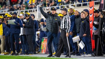 Resurfaced Photos Appear To Catch Jim Harbaugh Red Handed Stealing Opponents’ Signs