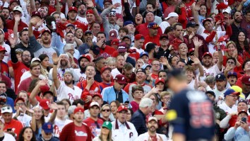 Phillies Fans Do Tomahawk Chop To Mock Braves, Star’s Wife Tells Them To Stop