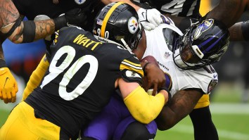 T.J. Watt Caught On Video Punching Ravens Rookie Zay Flowers In The Face