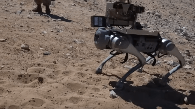 US Marines test fire the M72 LAW with a Robotic Goat