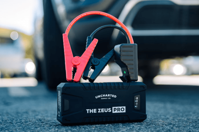 Uncharted Supply Co. Zeus Pro Portable Jump Starter and Power Bank