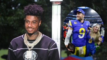 Rapper Blueface Claps Back At Matt Stafford’s Wife Over Her Reaction To Strippers At Rams Game