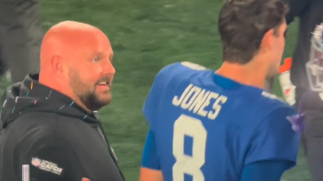 Heated Giants HC Brian Daboll Confronts Daniel Jones On The Sideline, Angrily Tosses Tablet