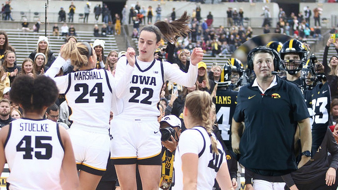 Caitlin Clark Kinnick Stadium Iowa Triple Double