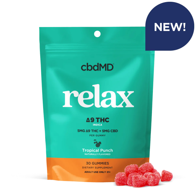 cbdMD Delta 9 Gummies - Relax