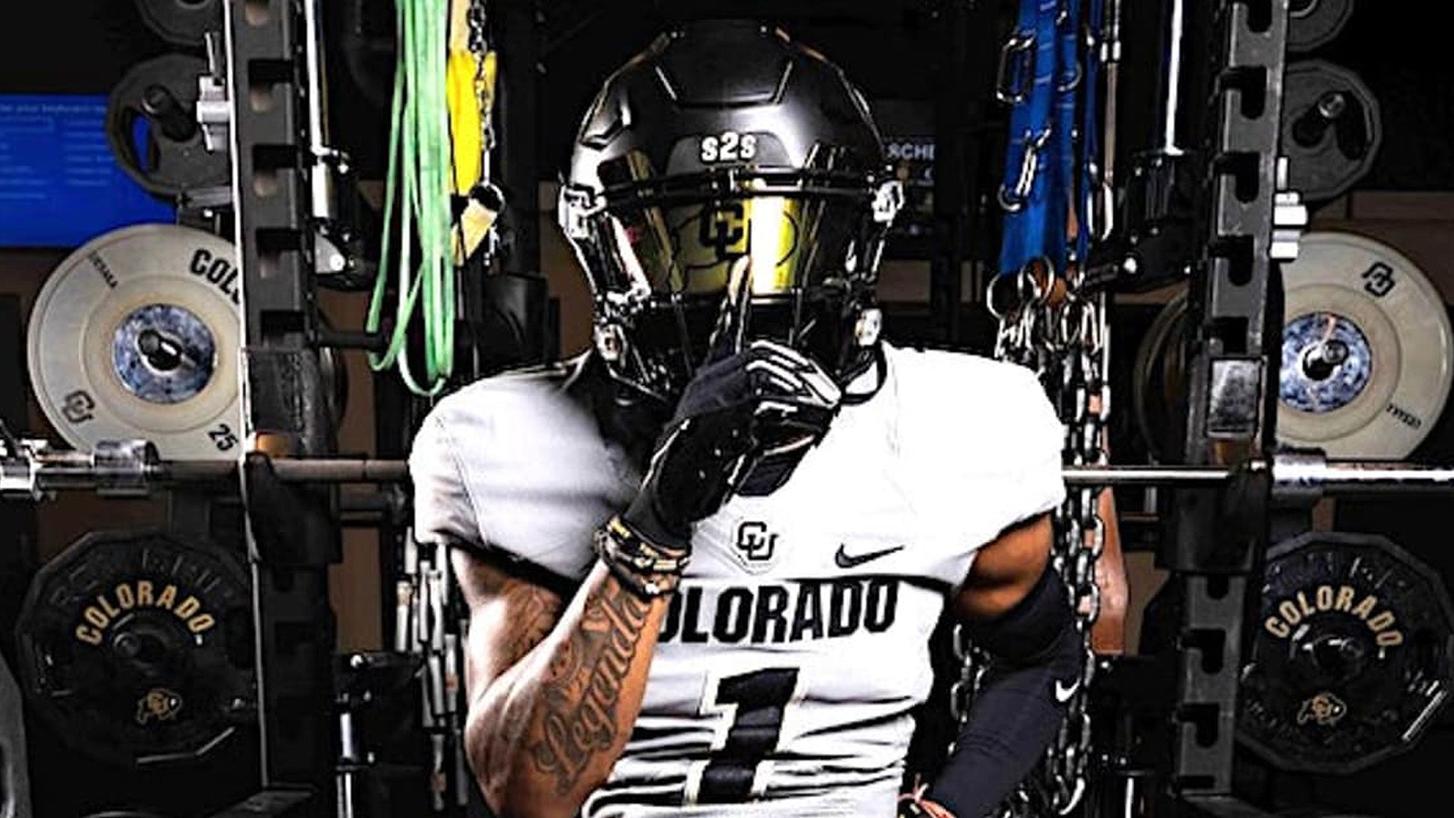Deion Sanders' Top Recruit Goes Viral With Arms As Big As Trees