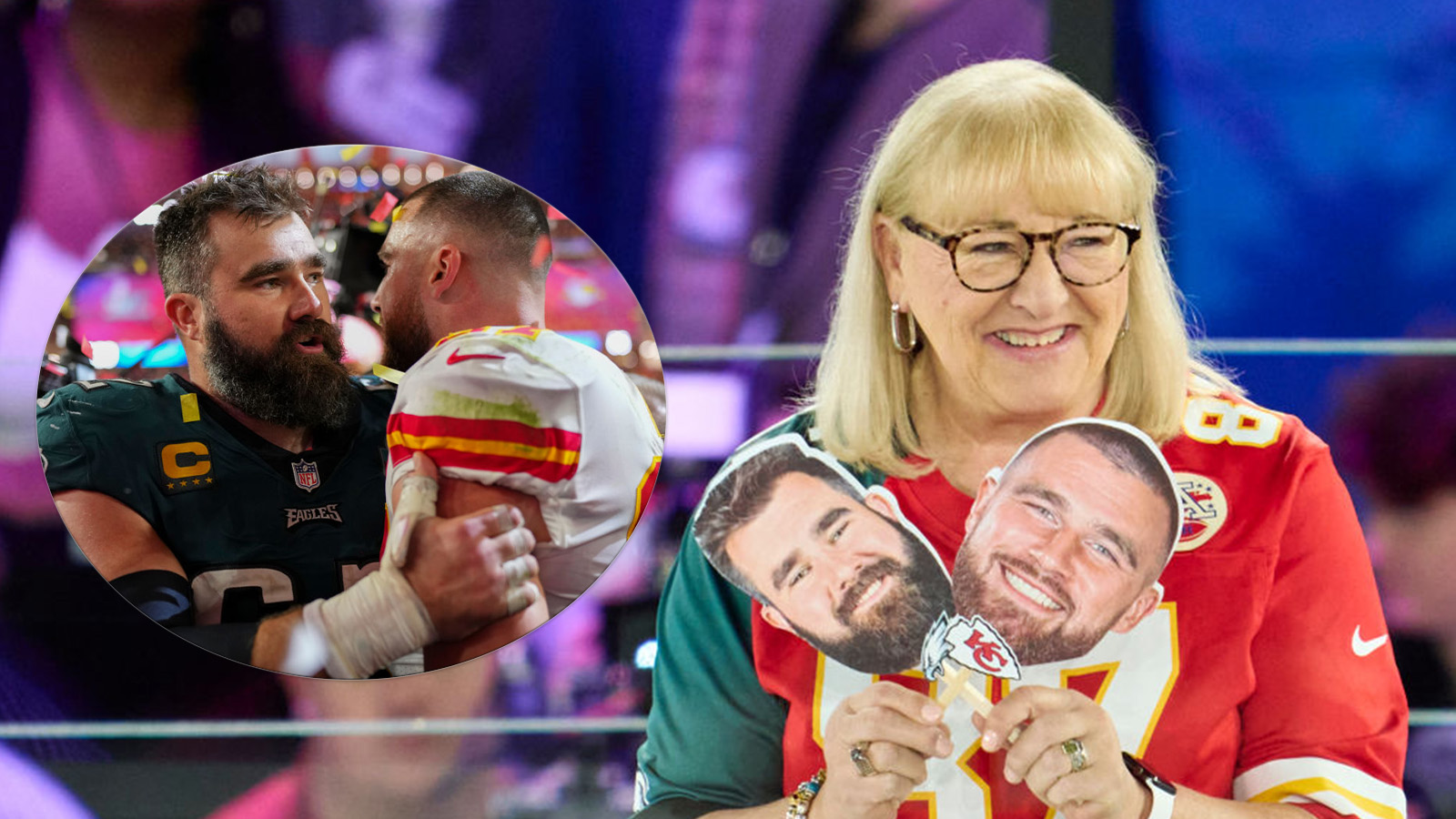 Donna Kelce Is Queen Of P.R. After Sitting Next To Unusual Guest