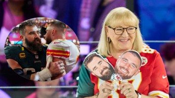 Donna Kelce Continues Her Unbelievable P.R. Tour By Sitting Next To Unusual Guest At Eagles Game