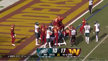 The Eagles Fail On ‘Tush Push’ Attempt, Fumble The Ball, And Fans Celebrate