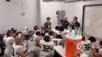 Texas HSFB Team Dominates Opponent After Beloved Coach Reveals He Beat Cancer During Powerful Speech
