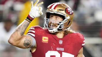 George Kittle Trolled Cowboys With Obscene Shirt Hidden Under His Uniform During 3 TD Game