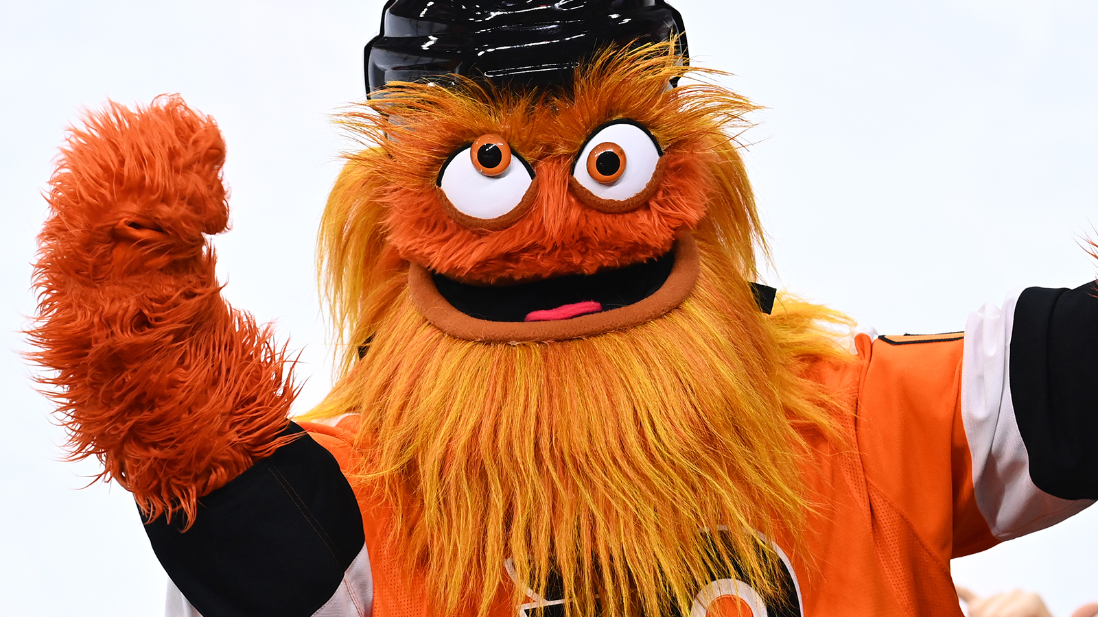Gritty Dances With Emotional Support Alligator At Flyers Game