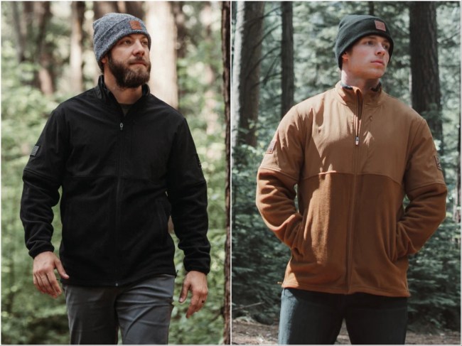 Two men wearing Grunt Style jackets in Yosemite