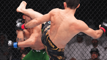 Islam Makhachev Brutally Knocks Out Alex Volkanovski With Headkick At UFC 294