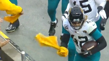 Jaguars Players Savagely Snatch Terrible Towels From Angry Steelers Fans After Trevor Lawrence Outrage