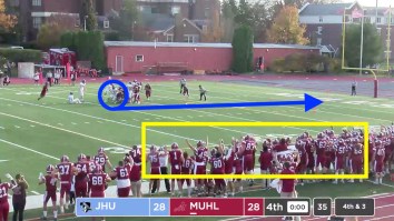 Insane D3 Football Game Ends With Undefeated Team Returning Its OWN BLOCKED KICK For Touchdown