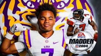 4-Star LSU QB Commit Looks Like Michael Vick In Madden ’04 With Ridiculous Video Game Escape