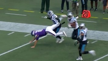 Panthers Defensive Back GETS ON HIS HORSE To OBLITERATE Kirk Cousins On 99-Yard Pick-Six