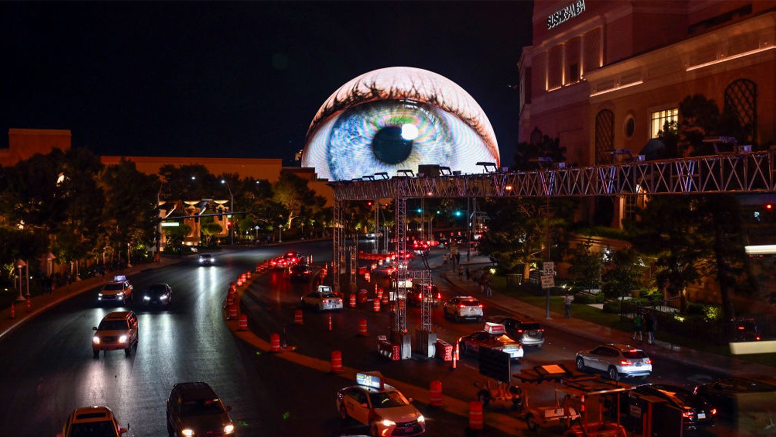 The 'Sphere' In Las Vegas Leads To Vandalism Before F1 Race