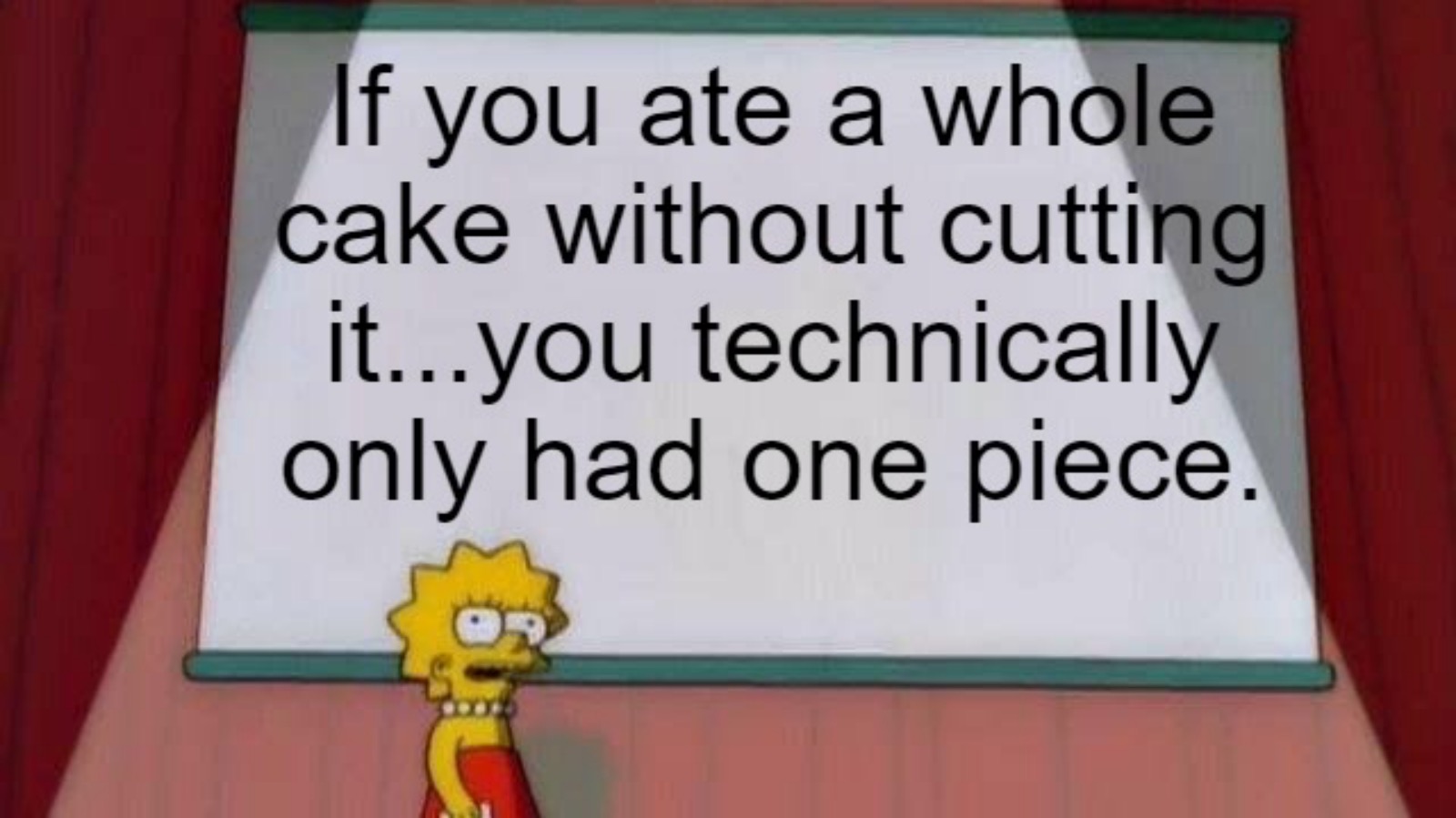 Lisa Simpson cake meme